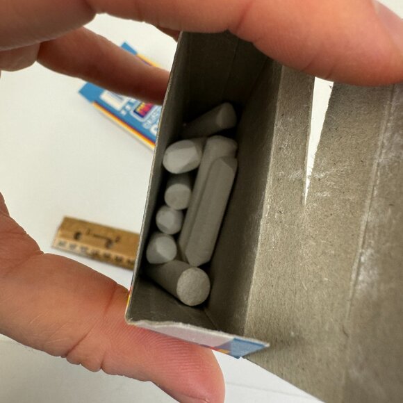 Vtg 90s Futura Dustless Chalk White Prop Collectible Incomplete Some Used READ - Picture 6 of 10